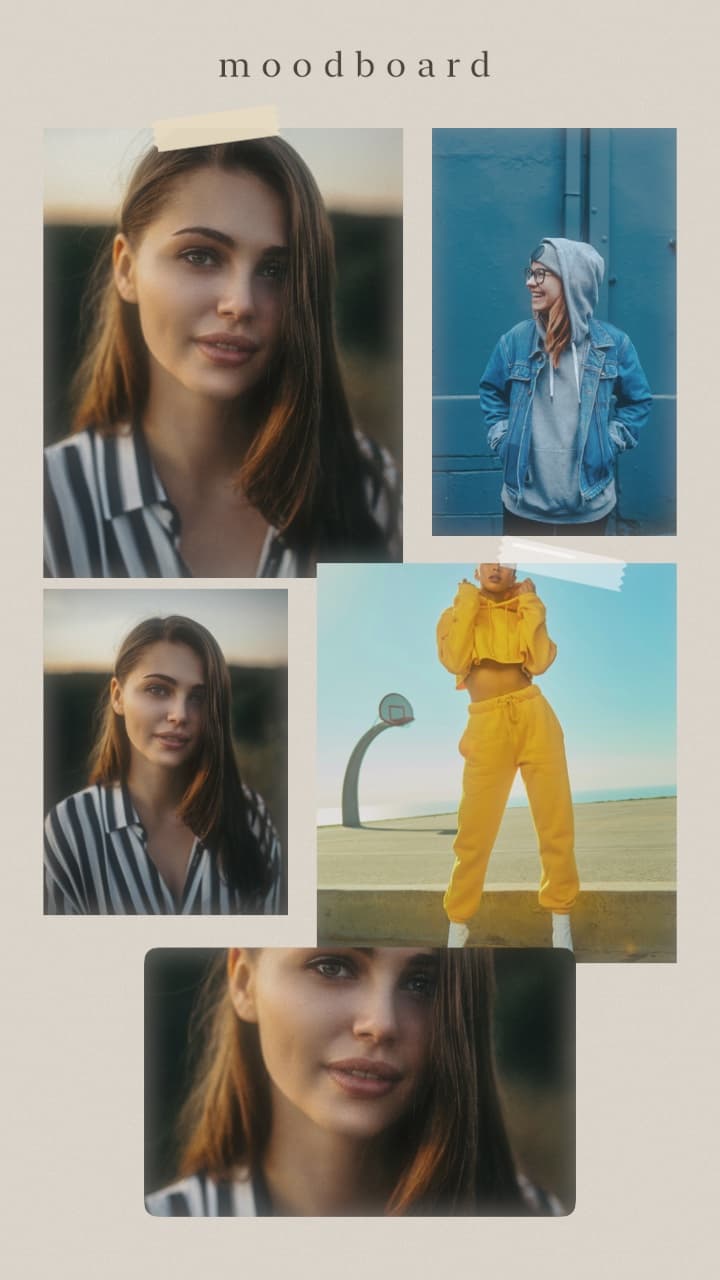 Moodboard，以 CamCam 製作