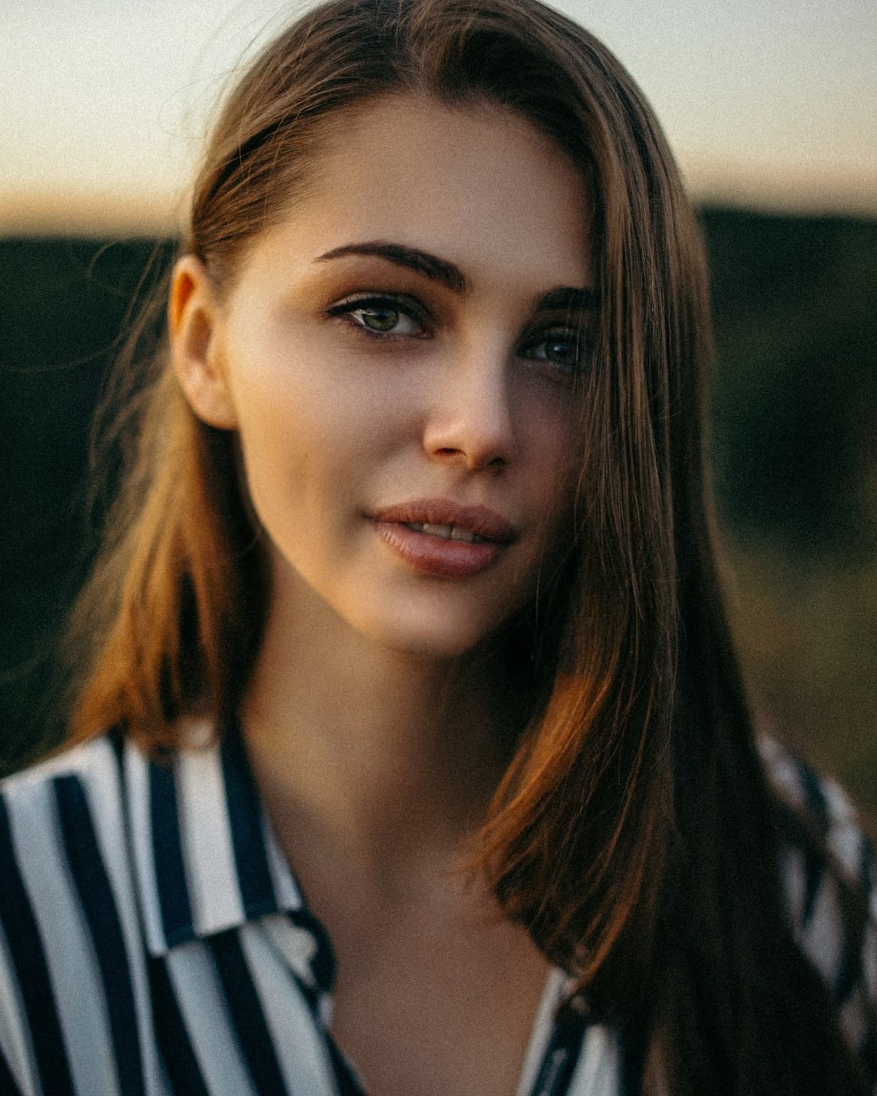 Portrait after face sculpting
