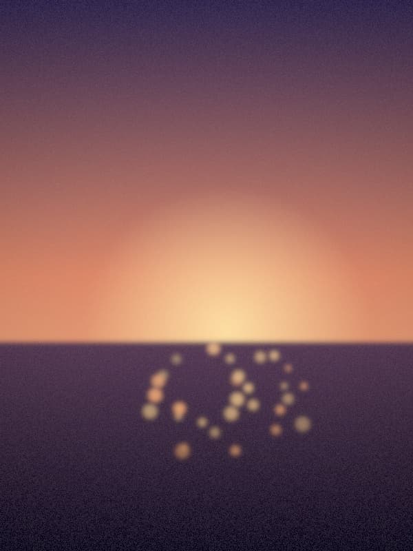 Golden Sunset background